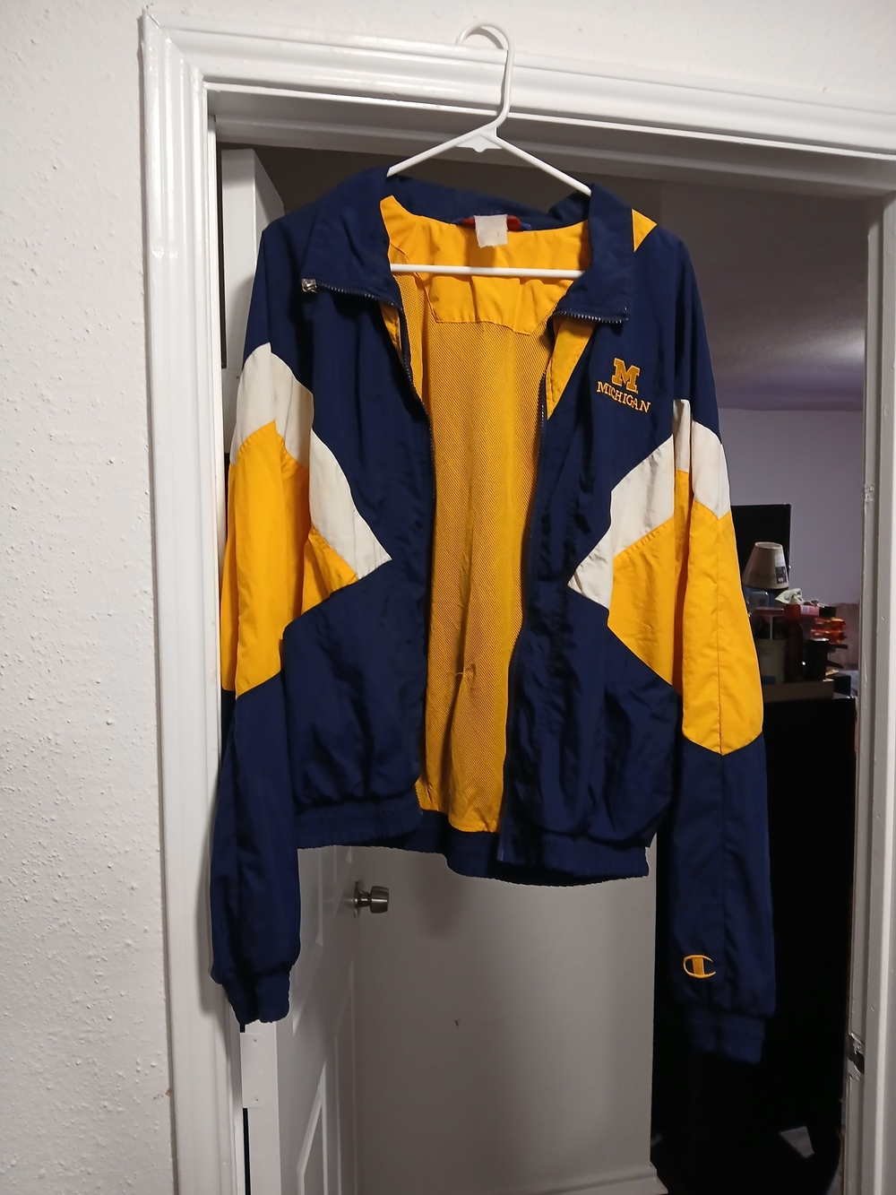 University of Michigan Navy & Maize Windbreaker Jacket